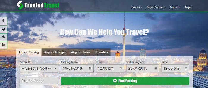 Trusted Travel screen shot