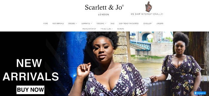 Scarlett & Jo website preview