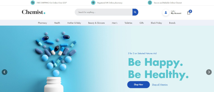 chemist.co.uk website preview