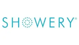 Showery logo used on VoucherBuddy discount code page for shower heads, bathroom accessories, and water-saving products.