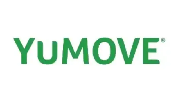 YuMOVE logo used on VoucherBuddy discount code page for joint supplements and pet health products.